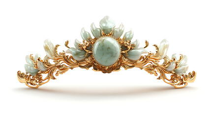 Ornaments on white background