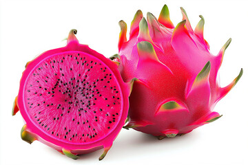 dragon fruit isolated on white background