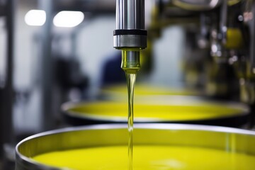 Modern olive oil extraction machine showcasing cutting-edge technology in a high-efficiency facility
