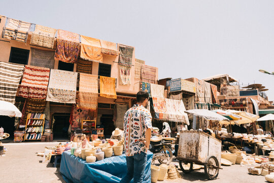 Exploring Moroccan Rug Alley
