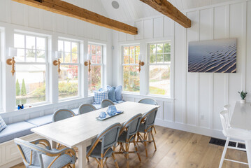 Modern Cottage dining room home Architecture kitchen