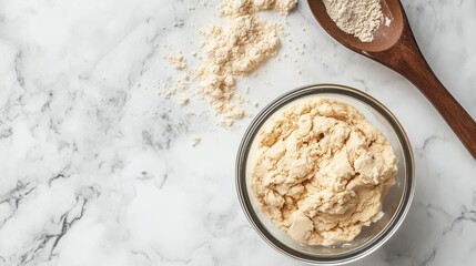 Plant Protein Healthy Flour mixing
