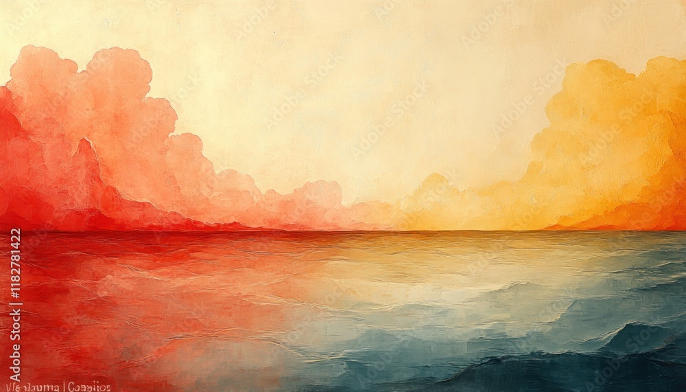 Poster abstract soft color texture background with warm tones light leaks and grainy effects