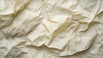 Obraz premium A flat sheet of old crumpled parchment paper with visible texture and creases The background is neutral to highlight the intricate details on each piece of antique fa