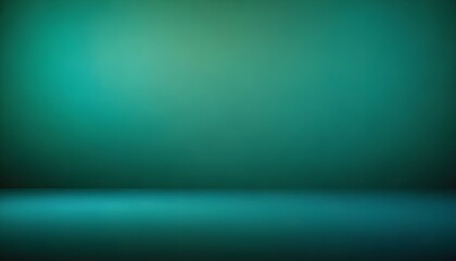 Obraz premium Blue and green, color gradient background shine bright light, template empty space.Color gradient rough abstract background shine bright light and glow template empty space , grainy noise texture.