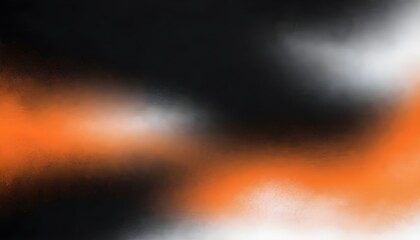 Naklejka premium Black, orange and white marble background, grainy noise grungy texture. 