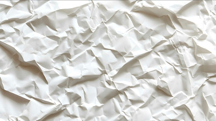Obraz premium crumpled paper texture white background