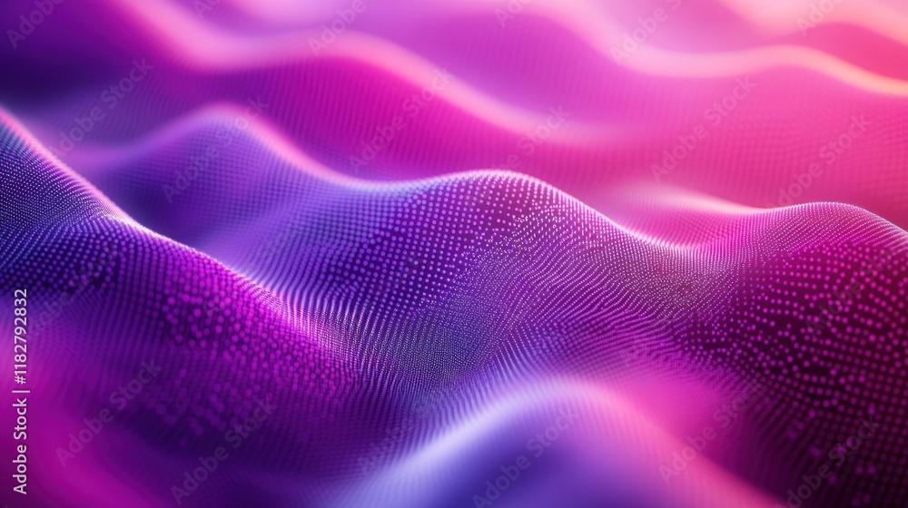 Poster colorful abstract waves of light create a captivating visual effect in a digital landscape. generati
