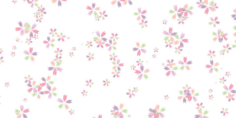 和柄　桜　春　背景