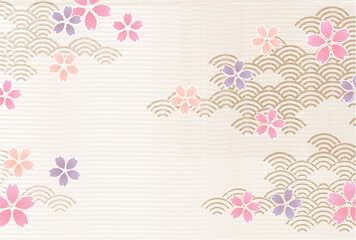 和柄　桜　春　背景