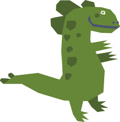 Paper Cut Childish Dinosaur