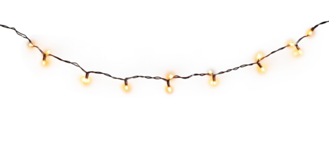 PNG String lights lighting decoration ambient.