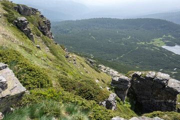 Naklejka premium Rila Mountain around The Seven Rila Lakes, Bulgaria