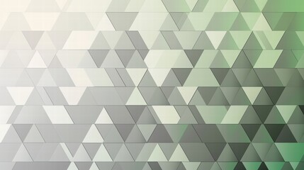 Clean geometric background.  Gray and green triangle gradient pattern. Business-oriented design with subtle shading. Modern and stylish.
