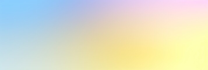 Color gradient background, abstract pastel rainbow. Light blue yellow color gradation, pink noise texture blur perfect for dynamic and creative backgrounds