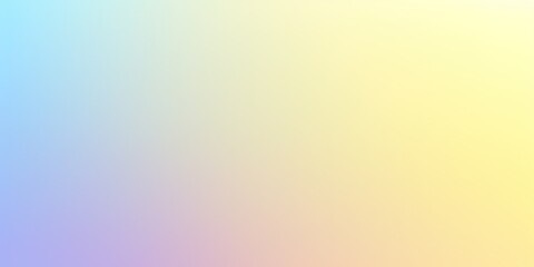 Fototapeta premium Color gradient background, abstract pastel rainbow. Light blue yellow color gradation, pink noise texture blur perfect for dynamic and creative backgrounds