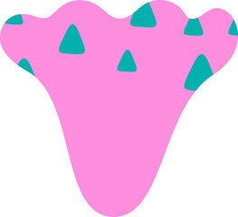 Childish Abstract Shape With Patterns