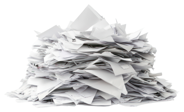 PNG Pile of paper documents white paperwork.