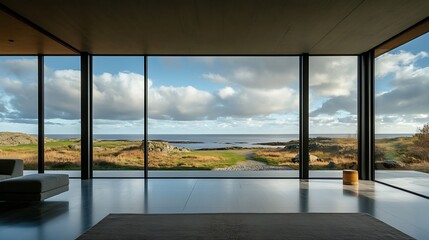 Coastal Modern Home with Panoramic Ocean Views