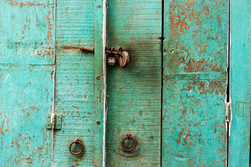 India, Delhi, New Delhi. Door.