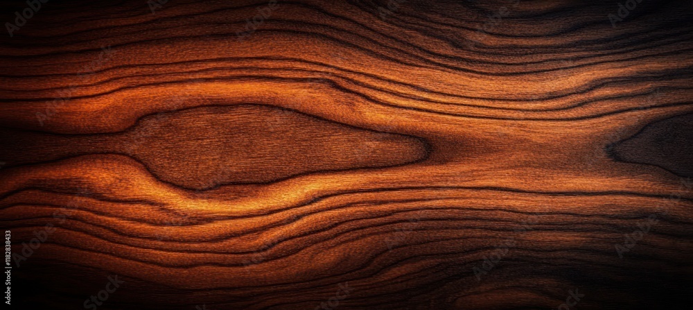 Aufkleber walnut wood texture close-up hyper-realistic luxury grain patterns