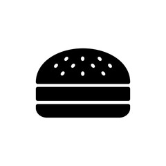 Burger icon vector illustration. burger sign and symbol. hamburger