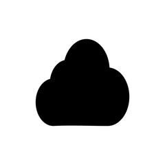 Cloud icon vector illustration. cloud sign and symbol