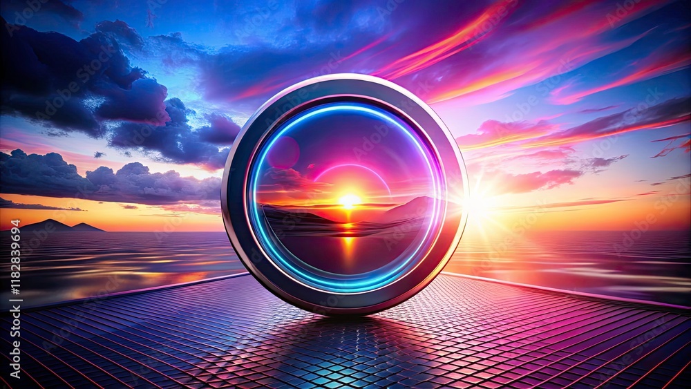 Poster stunning silhouette of a 3d web button design in high definition for modern digital interfaces and u