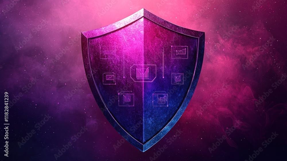 Poster digital security shield: protecting your data in the cyber world