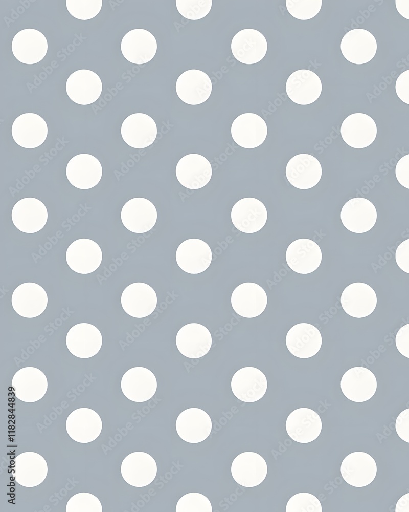 Poster grey background with white circular pattern