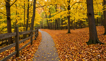 Promenade automnale enchant&eacute;e