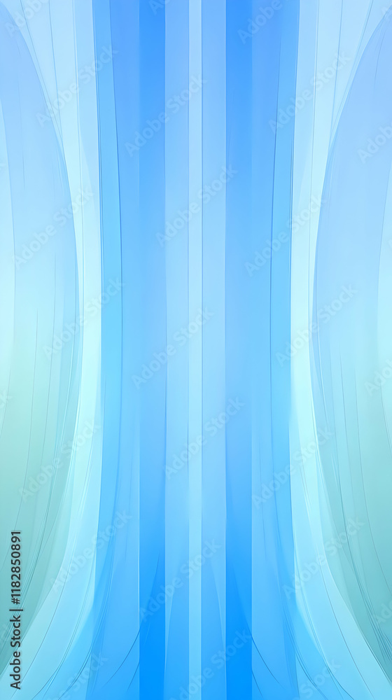 Aufkleber abstract blue background creates soft and dreamy atmosphere with smooth curves and gentle light.