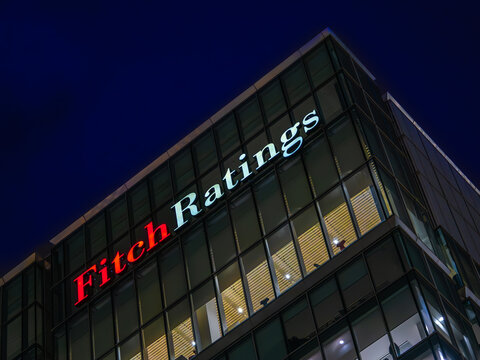 London, United Kingdom - October 27, 2024: Fitch Ratings is a global credit rating agency that provides credit ratings, research and analytics for debt instruments
