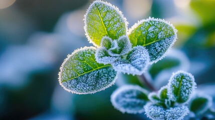 Frosty kale bush with rich green leaves thriving in the cold, emphasizing its suitability for winter stews and traditional comfort food.