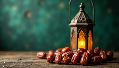 Ramadan and Eid mubarak islamic greetings background