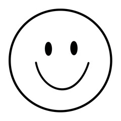 Fototapeta premium happy smiley face icon png