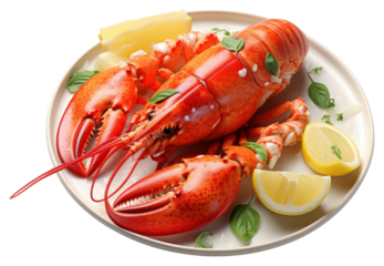 PNG Lobster food seafood invertebrate.