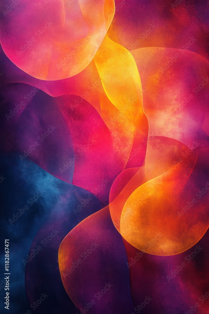 Poster jazz music performance abstract art closeup of a man playing saxophone with bold colors and digital 