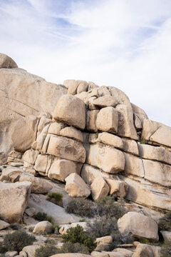 Rock formations at Joshua Tree National Park