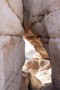 Rock formations at Joshua Tree National Park