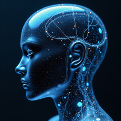 Obraz premium Technology concept background. Generative ai.