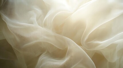 Obraz premium Sheer Fabric Draped in Soft Light