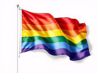 Rainbow flag symbolizing LGBTQ+ pride and diversity.