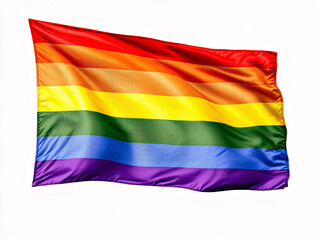 Rainbow flag symbolizing LGBTQ+ pride and diversity.