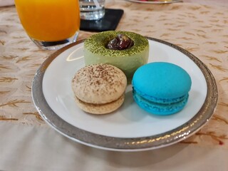 macaroons on a plate