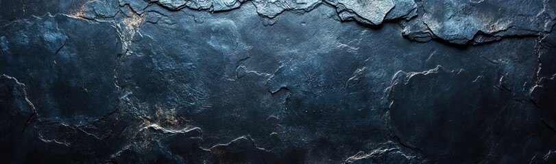 Textured Black Chalkboard Background with Subtle Scratches and Dark Mood