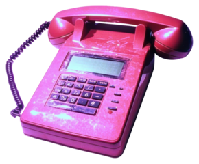 PNG Telephone communication electronics vintage.