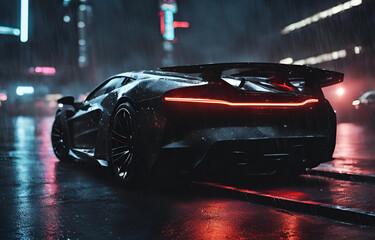 sport car wallpaper illustration images ai generative