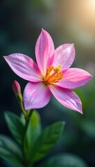 Fototapeta premium The vanila flower's fragrance wafts through the air as it sways, scent, gentle