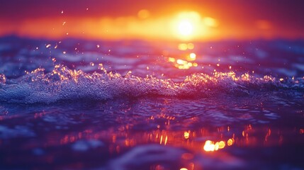 Oil Pumping at Sunset with Dramatic Silhouette in Oil Industry Extraction Concept